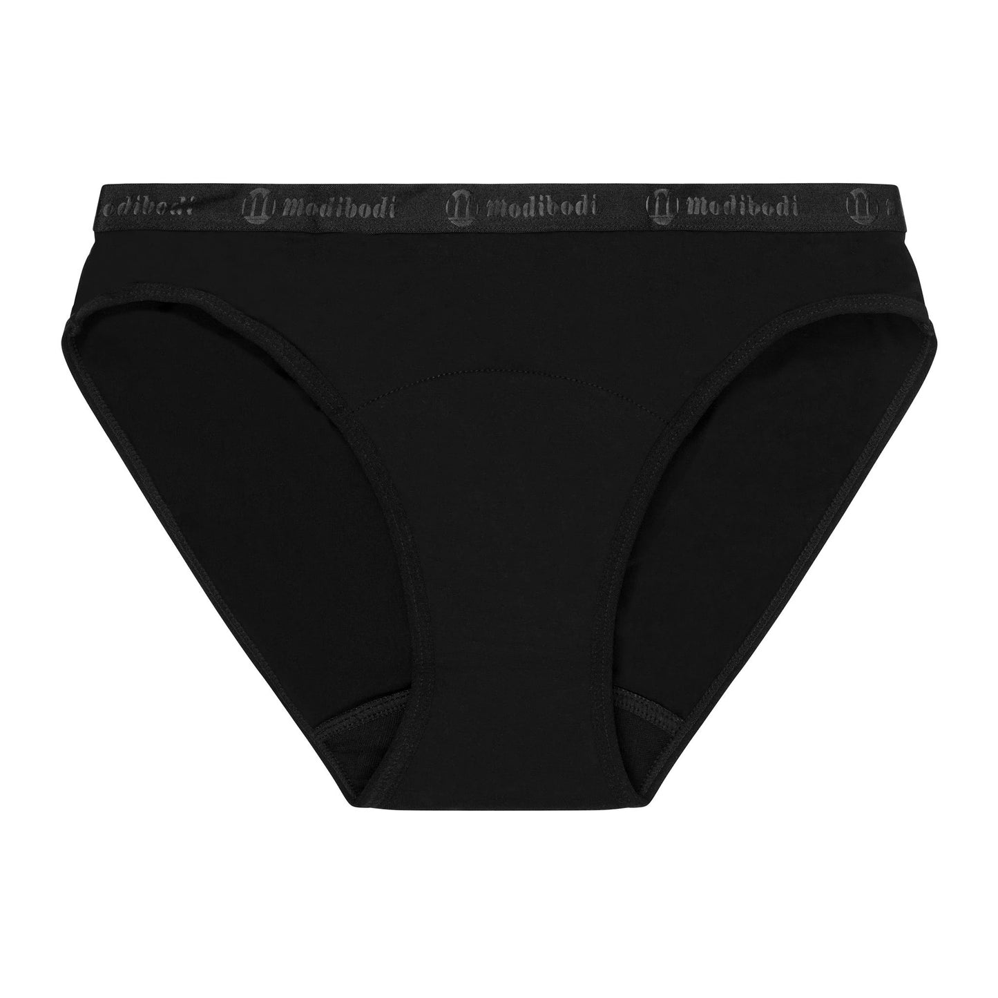 Modibodi Classic Bikini Black, Light/Moderate